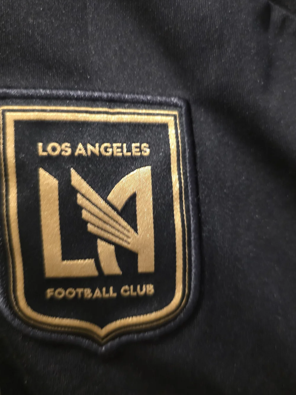 adidas Los Angeles FC LAFC Soccer Jersey AEROREADY YouTubeTV Black/Gold L